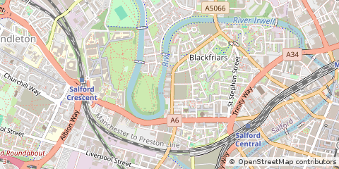 Map of Manchester