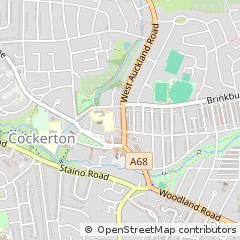 Map of Darlington, Co. Durham