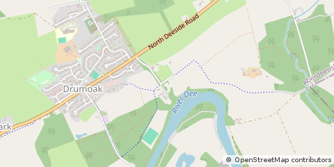 Map of Banchory, Aberdeenshire