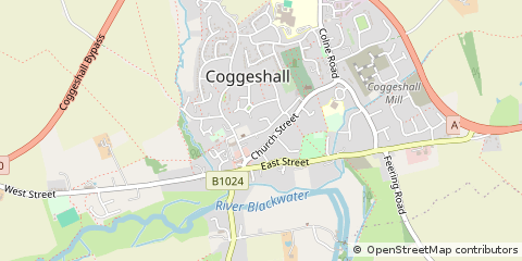Map of Colchester, Essex
