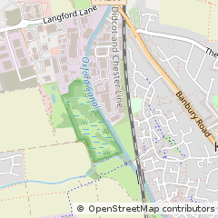 Map of Kidlington, Oxfordshire