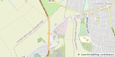Map of Romford