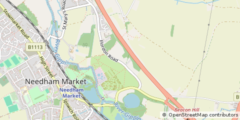 Map of Ipswich, Suffolk