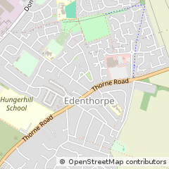 Map of Doncaster, South Yorkshire