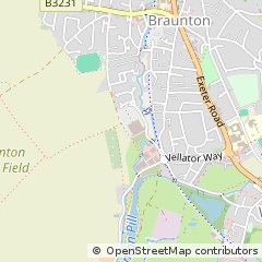 Map of Barnstaple, Devon