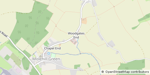 Map of Dunmow, Essex