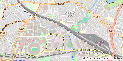 Map of Wembley