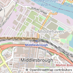 Map of Middlesbrough