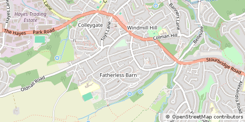 Map of Halesowen