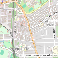 Map of Leicester