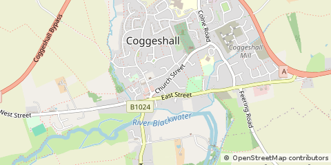 Map of Colchester, Essex