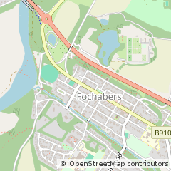 Map of Fochabers, Morayshire