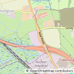 Map of Rainham, Essex