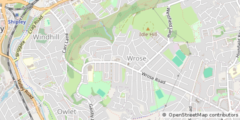 Map of Bradford
