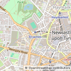 Map of Newcastle Upon Tyne