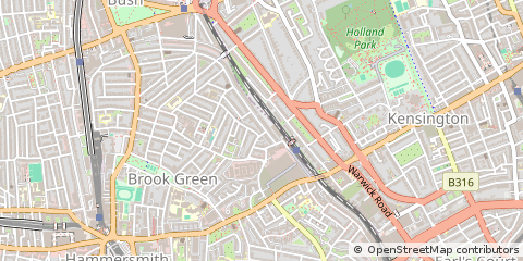 Map of London.