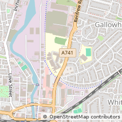 Map of Paisley