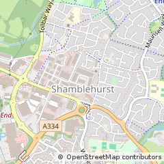 Map of Southampton, Hampshire