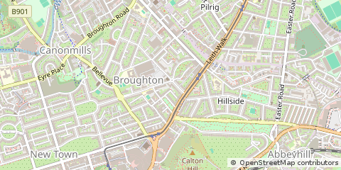 Map of Edinburgh