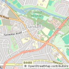Map of Cardiff