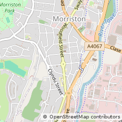 Map of Swansea