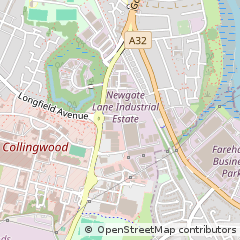 Map of Fareham, Hampshire