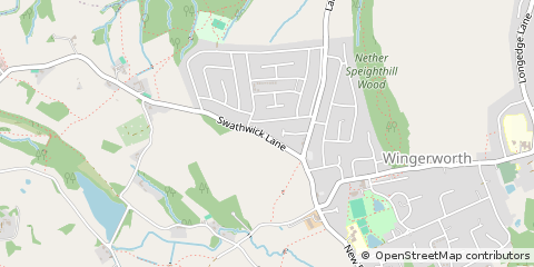 Map of Chesterfield, Derbys