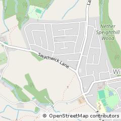 Map of Chesterfield, Derbys