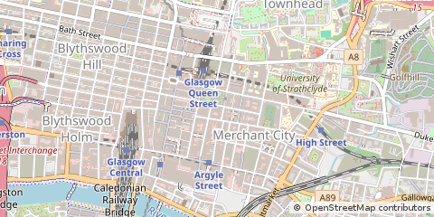 Map of Glasgow