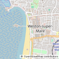 Map of Weston Super Mare, North Somerset