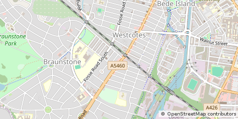Map of Leicester