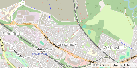 Map of Wishaw