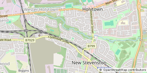 Map of Motherwell