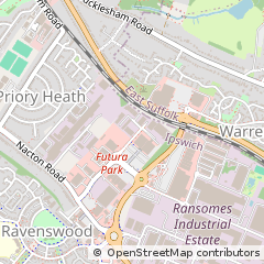 Map of Ipswich, Suffolk