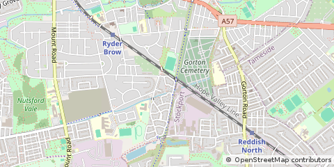 Map of Manchester