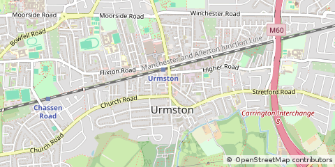 Map of Manchester, Greater Manchester