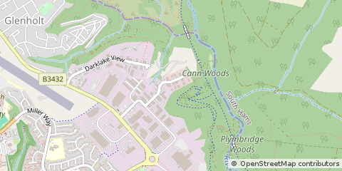Map of Plymouth, Devon