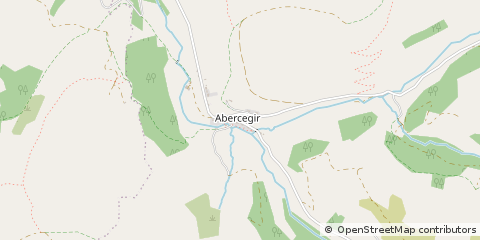 Map of Machynlleth, Powys