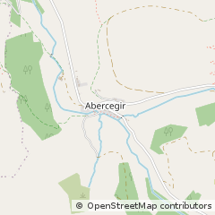 Map of Machynlleth, Powys