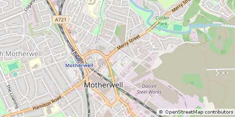 Map of Motherwell