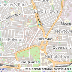 Map of Southampton, Hampshire