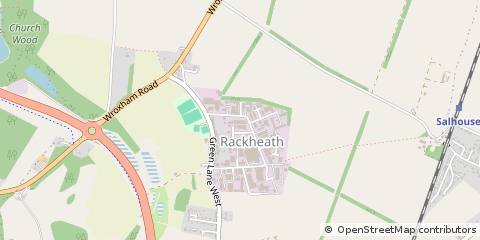 Map of Norwich, Norfolk