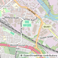 Map of Leeds, West Yorkshire