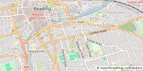 Map of Reading