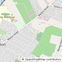 Map of Queniborough, Leicestershire