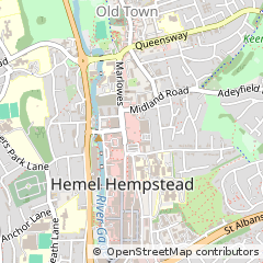 Map of Hemel Hempstead