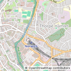 Map of Norwich, Norfolk