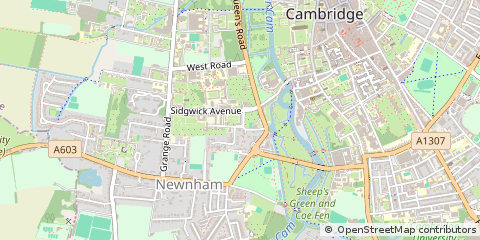 Map of Cambridge