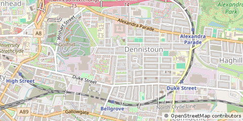 Map of Glasgow