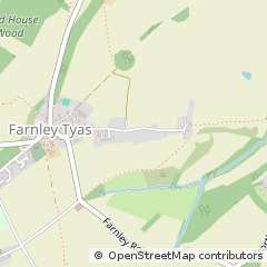 Map of Huddersfield, West Yorkshire